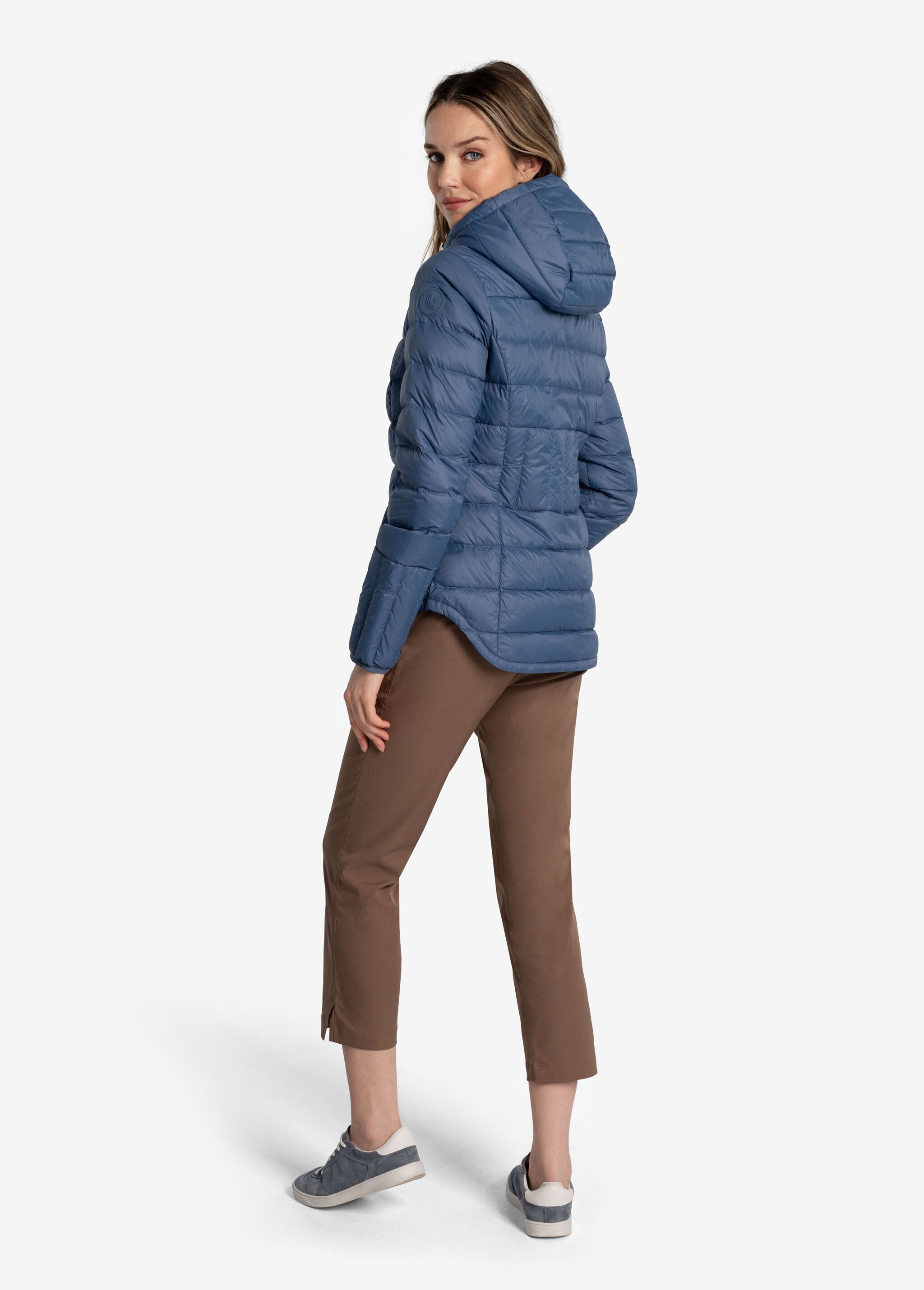 Lolë Emeline Down Jacket in Ironstone slate blue