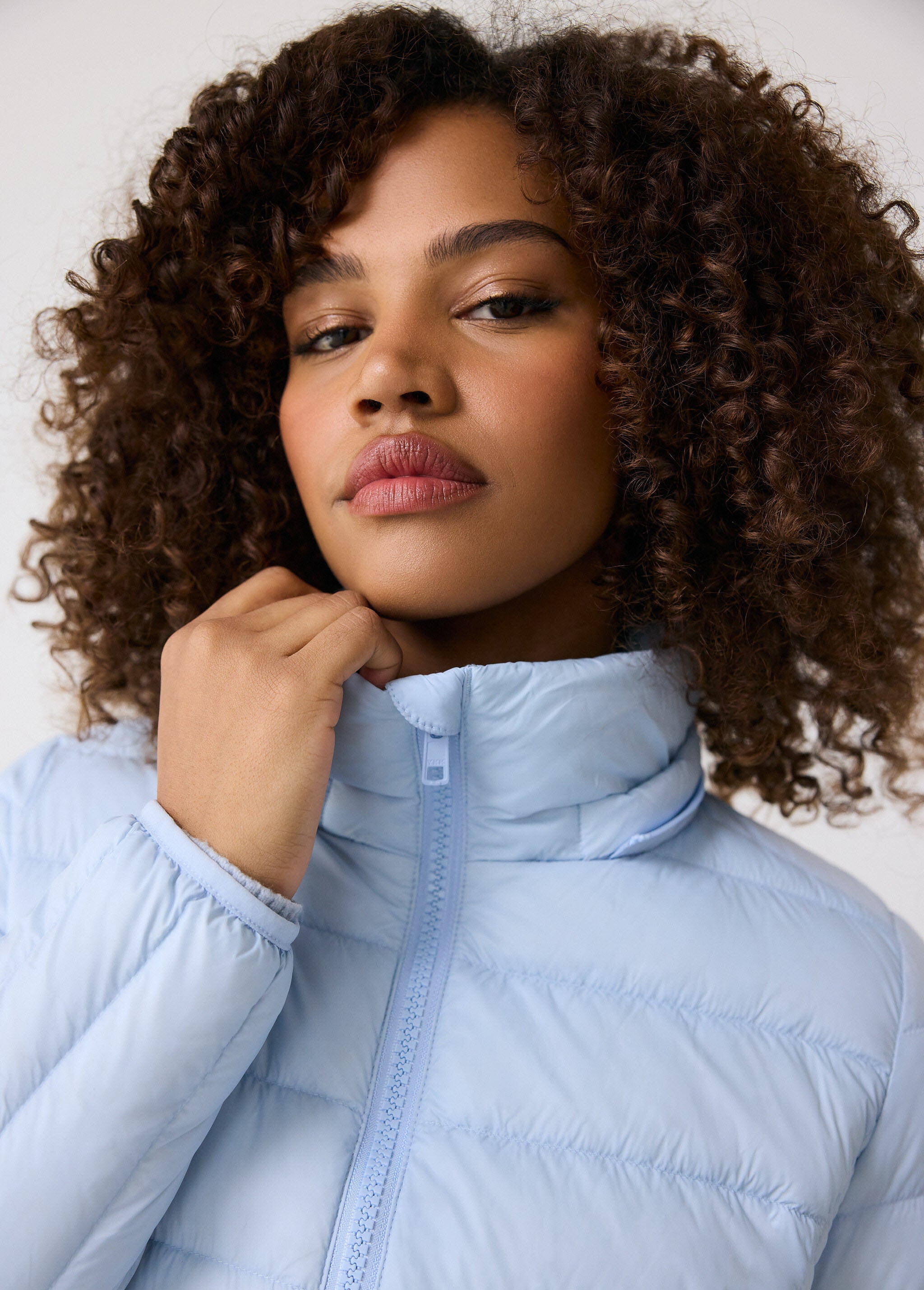 Lolë Emeline Down Jacket in Glacier light blue