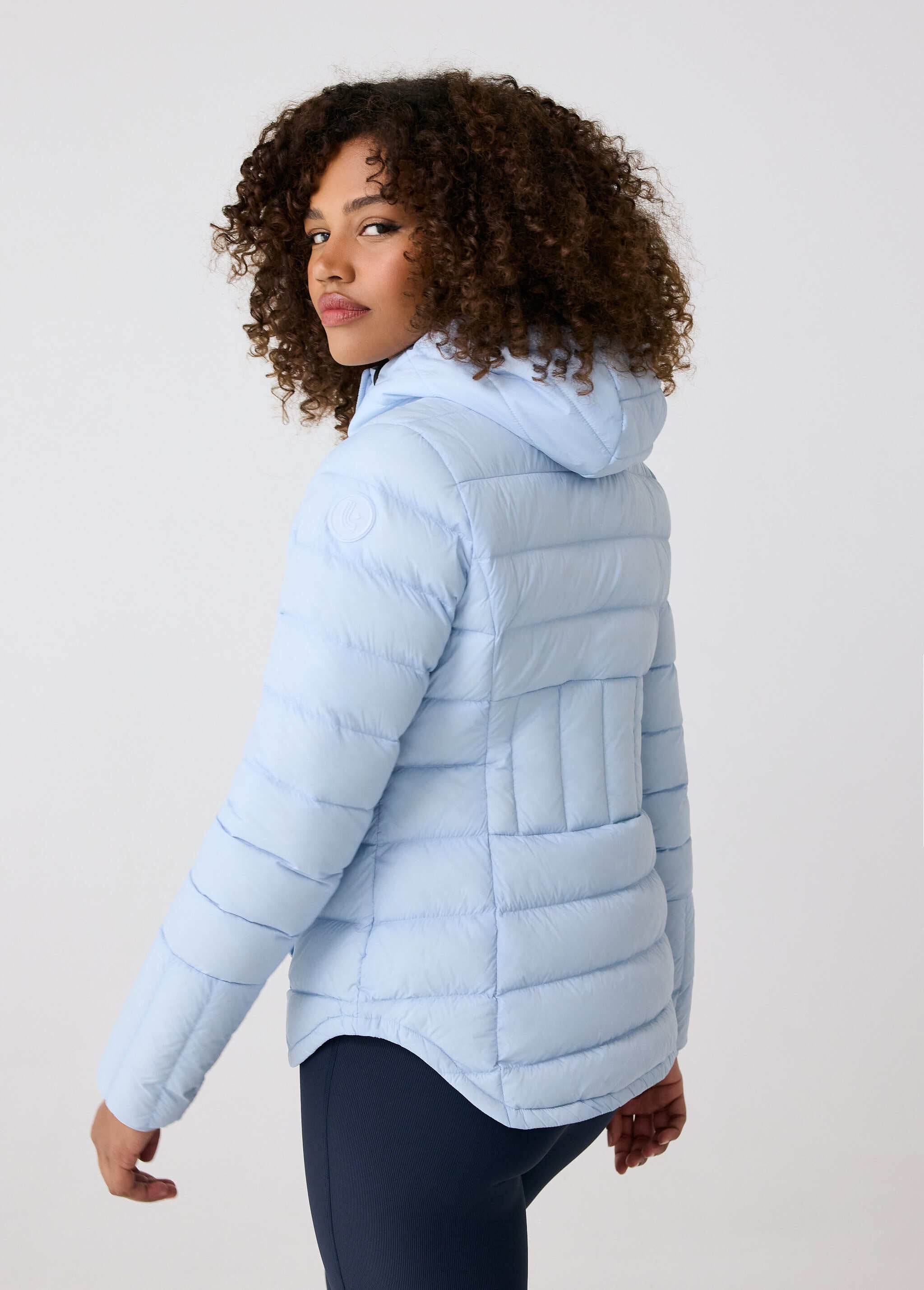 Lolë Emeline Down Jacket in Glacier light blue