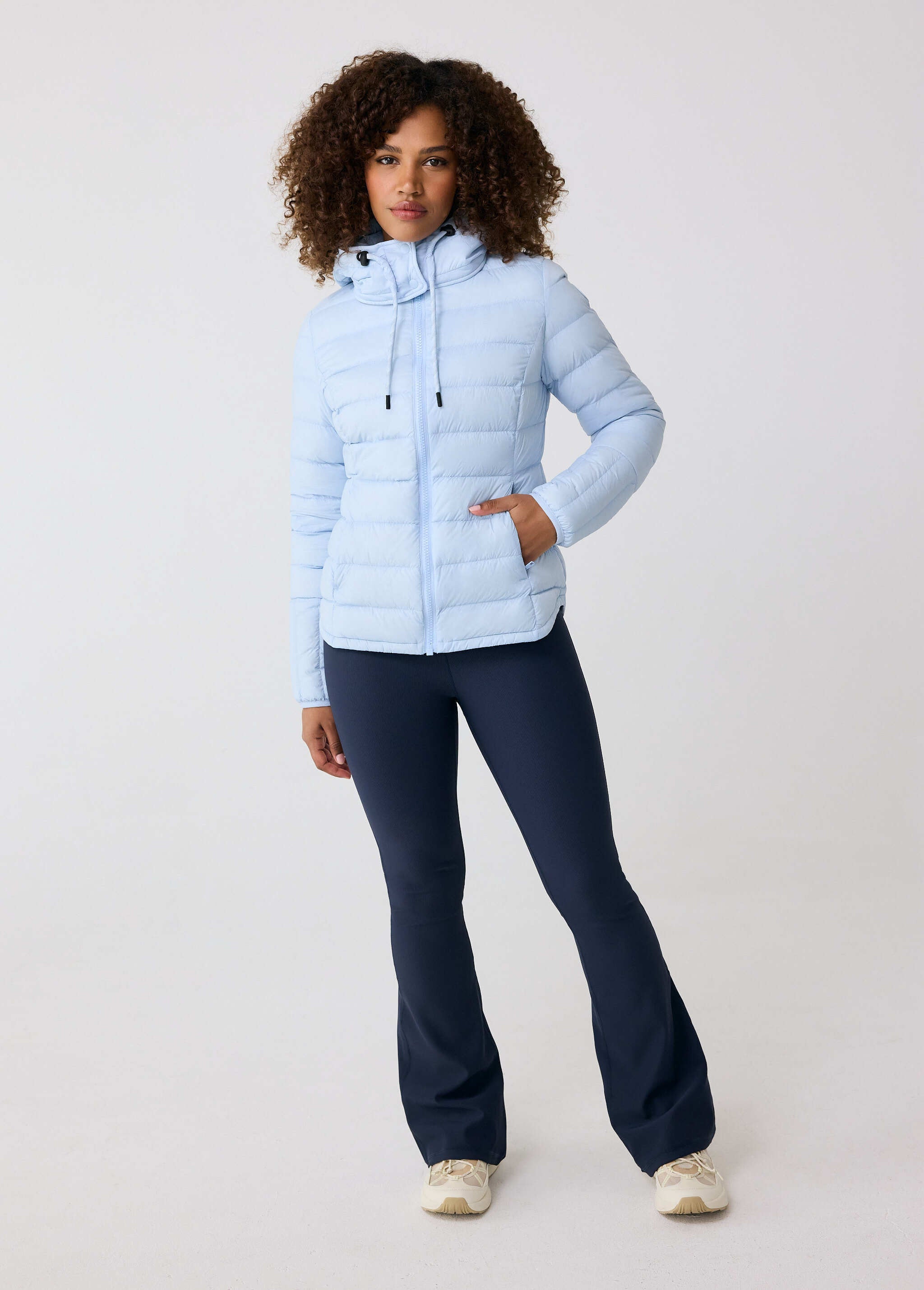Lolë Emeline Down Jacket in Glacier light blue