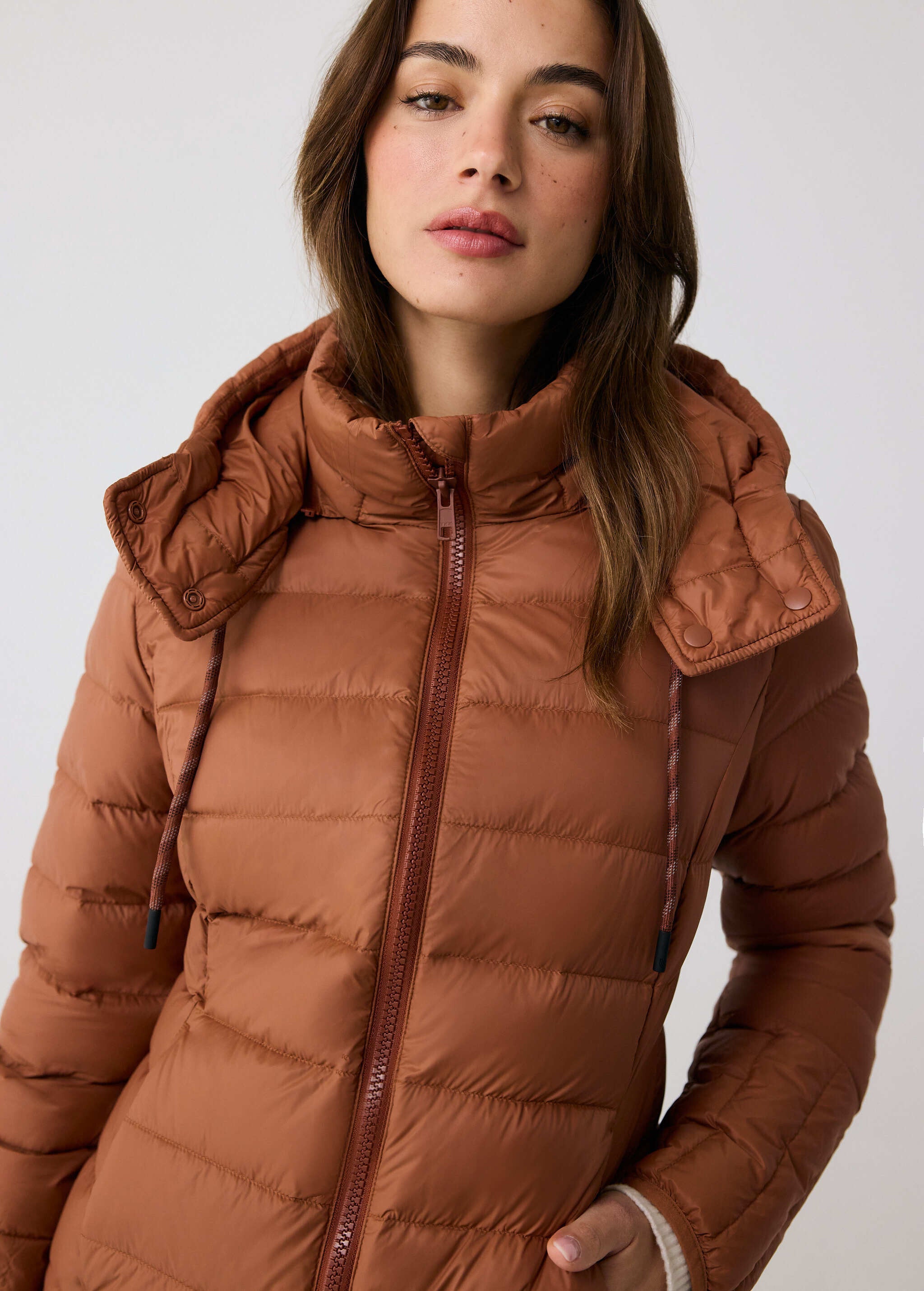 Lolë Emeline Down Jacket in rust