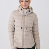 Lolë Emeline Down Jacket in Abalone pale greige