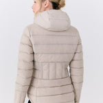 Lolë Emeline Down Jacket in Abalone pale greige