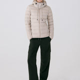 Lolë Emeline Down Jacket in Abalone pale greige