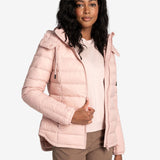 Lolë Emeline Down Jacket in Ballerina blush pink