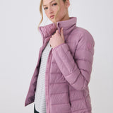 Lolë Emeline Down Jacket in Rosewood dusty pink