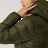 Lolë Emeline Down Jacket in Moss olive green