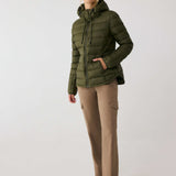 Lolë Emeline Down Jacket in Moss olive green