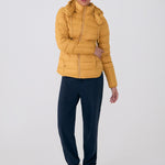 Lolë Emeline Down Jacket in Marigold mustard yellow