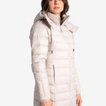 Lolë Claudia Down Jacket in Abalone pale greige