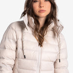 Lolë Claudia Down Jacket in Abalone pale greige