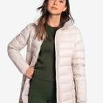 Lolë Claudia Down Jacket in Abalone pale greige