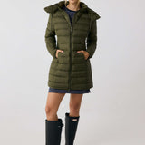 Lolë Claudia Down Jacket in Moss olive green
