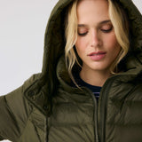 Lolë Claudia Down Jacket in Moss olive green