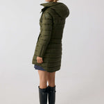Lolë Claudia Down Jacket in Moss olive green