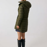Lolë Claudia Down Jacket in Moss olive green