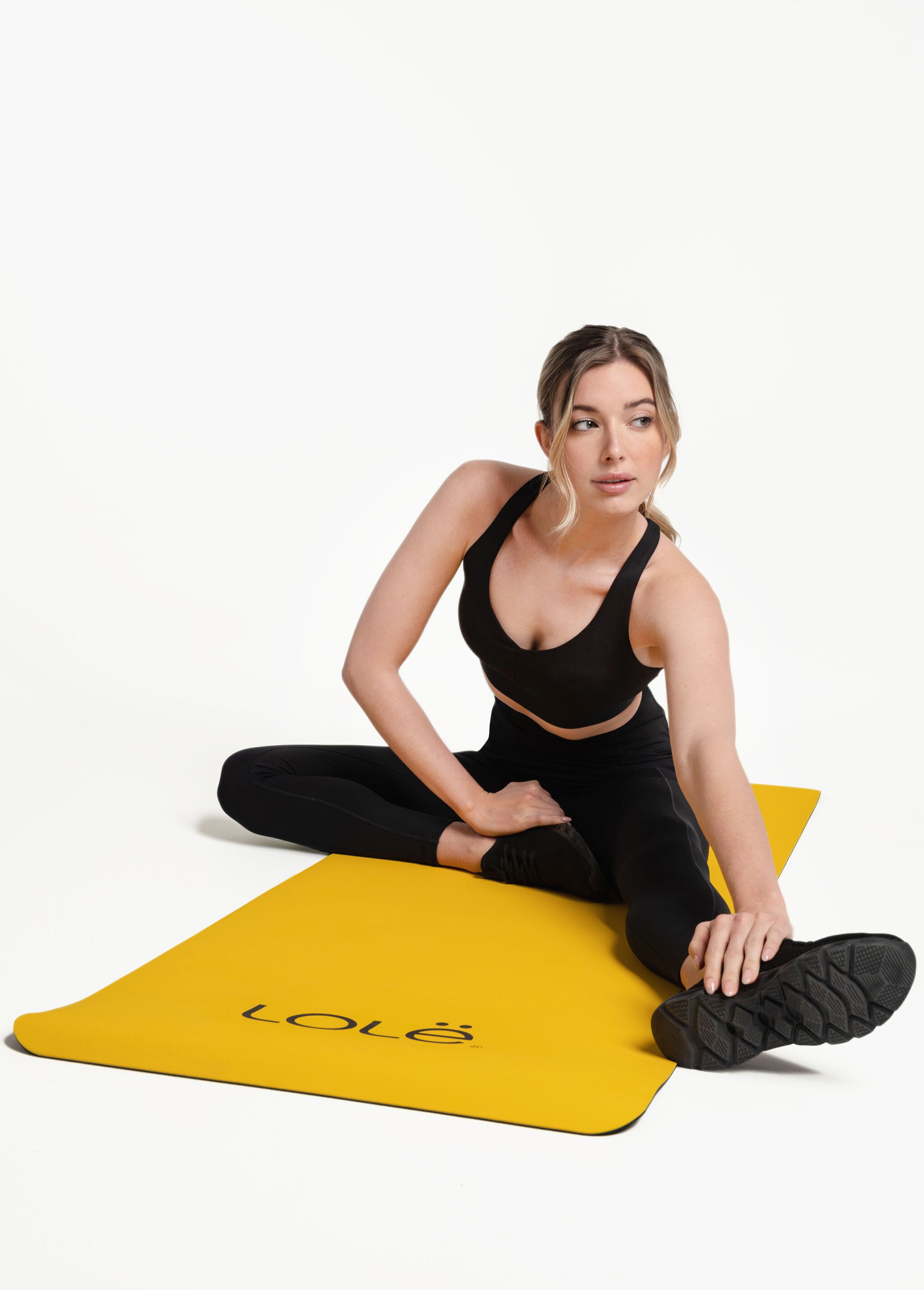 Lolë Iglow Yoga Mat in yellow