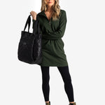 Lolë Mindset Dress in Kombu olive green