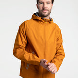 Lolë Dash Jacket in Sepia amber — with this jacket, there's no off-season for your outdoor adventures
