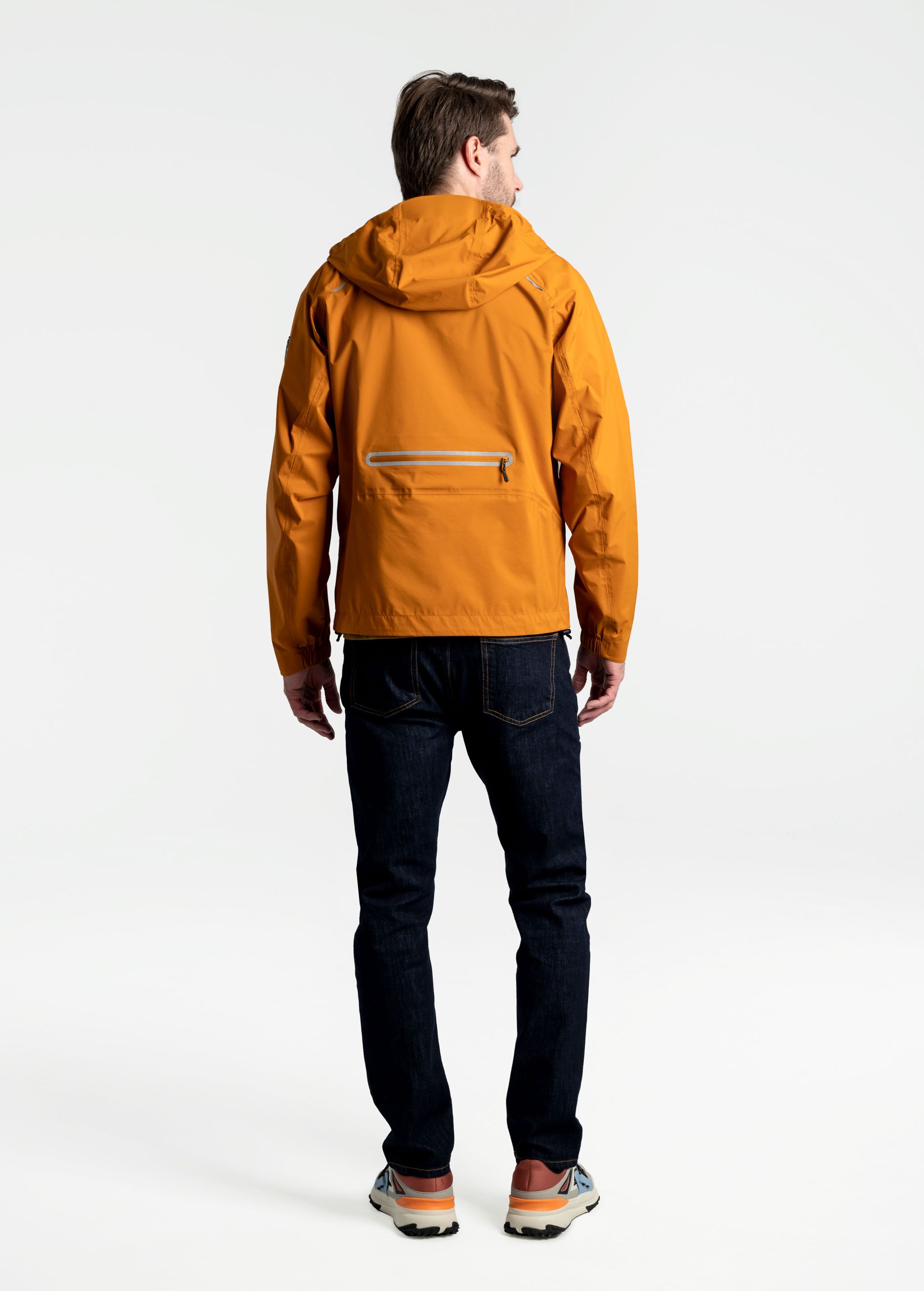 Lolë Dash Jacket in Sepia amber — with this jacket, there's no off-season for your outdoor adventures
