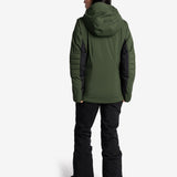 Lolë Mont Tremblant Snow Jacket in Kombu olive green
