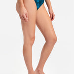 Lolë Caribbean Bottom in teal floral print